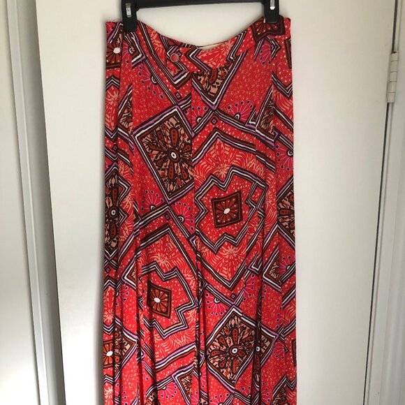 Anthropologie Skirted Wide Leg Pants - Picture 6 of 7